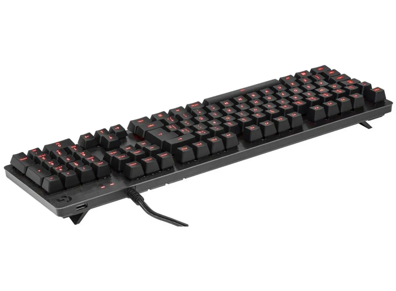 Teclado Mecânico Gamer Logitech G413 USB ABNT2 - Preto - Foto 5