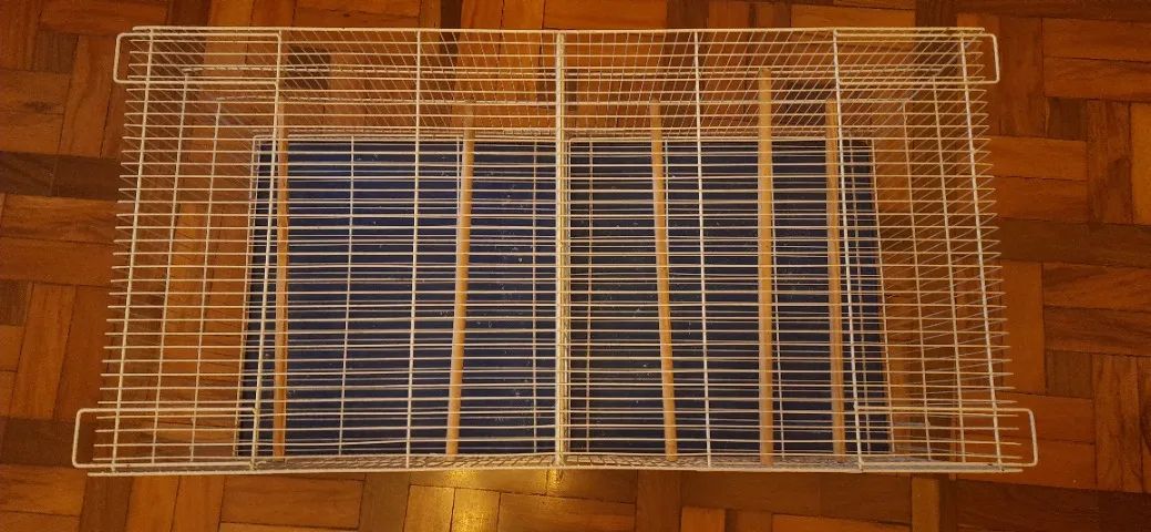 Gaiola Voadeira Com Divisória Grande Branca - Foto 5