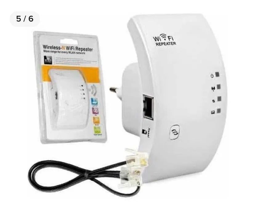 Repetidor De Sinal Internet 600mbps Branco 110v/220v Wifi - Foto 2