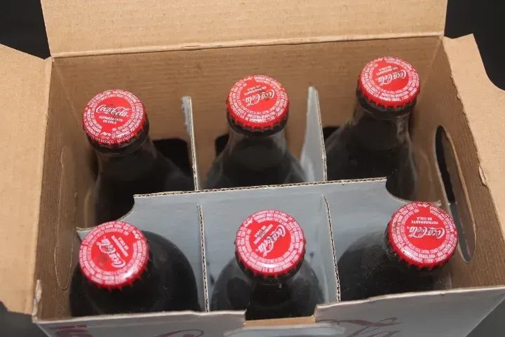 Kit Coca Cola Retro Historico Com 6 Garrafas Cheias- Lacrado - Foto 6