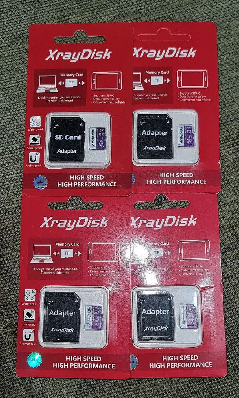 Cartão Micro SD 64 Giga XrayDisk Rocho - Foto 2