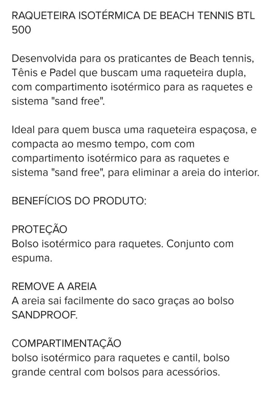 Raqueteira Sandever nova - Foto 4