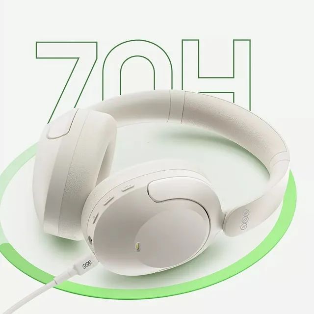Fone QCY H4 Branco com ANC
