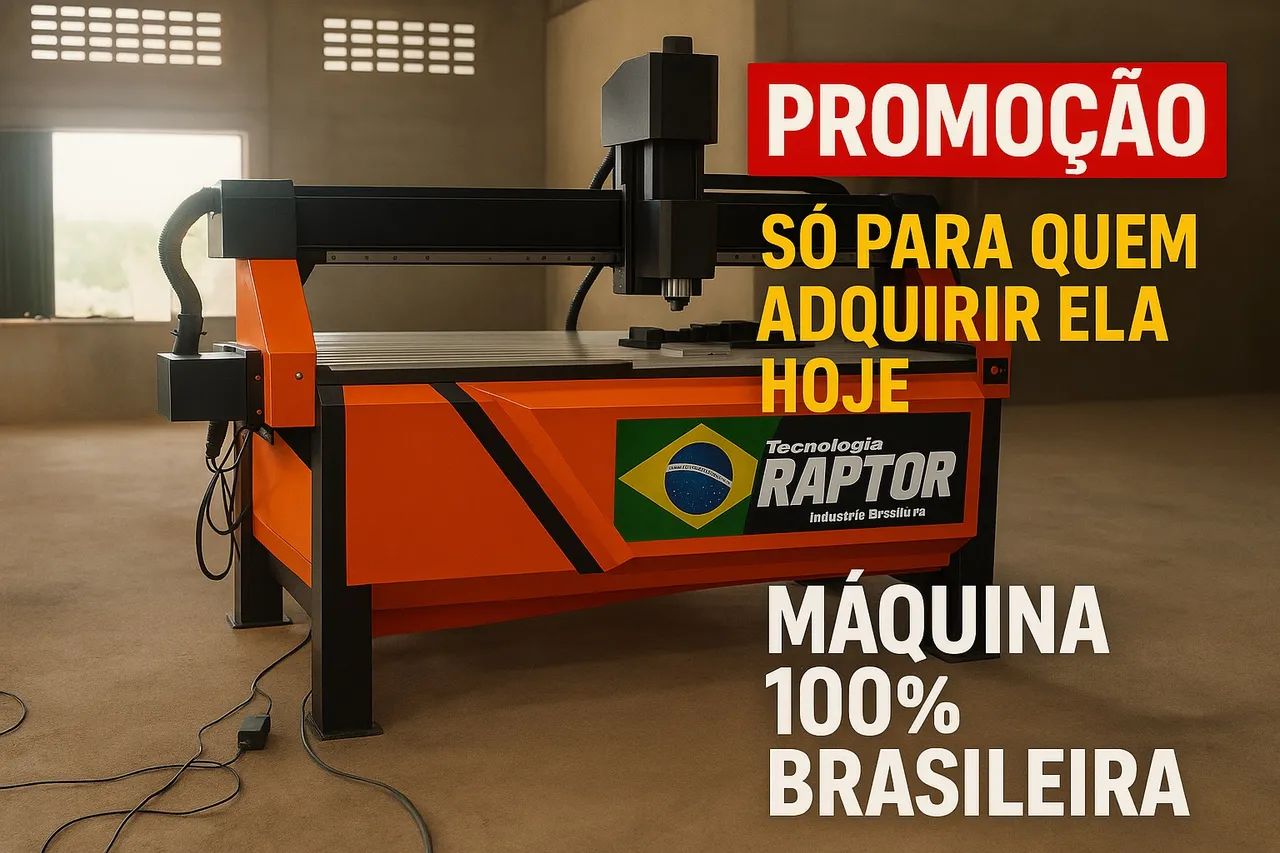Máquina Router CNC 100% Brasileira - Promoção Imperdível!