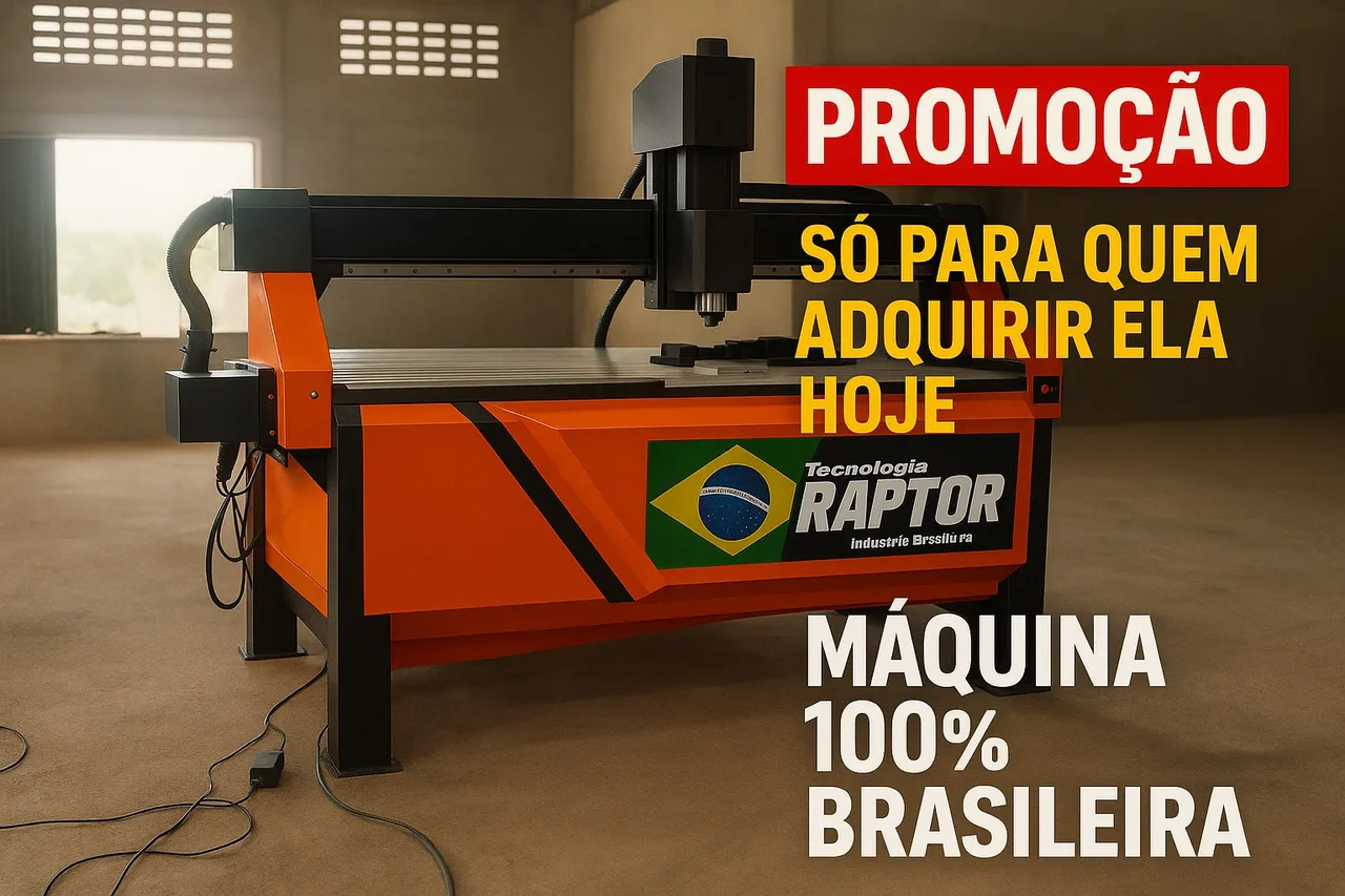 Máquina Router CNC 100% Brasileira - Promoção Imperdível!