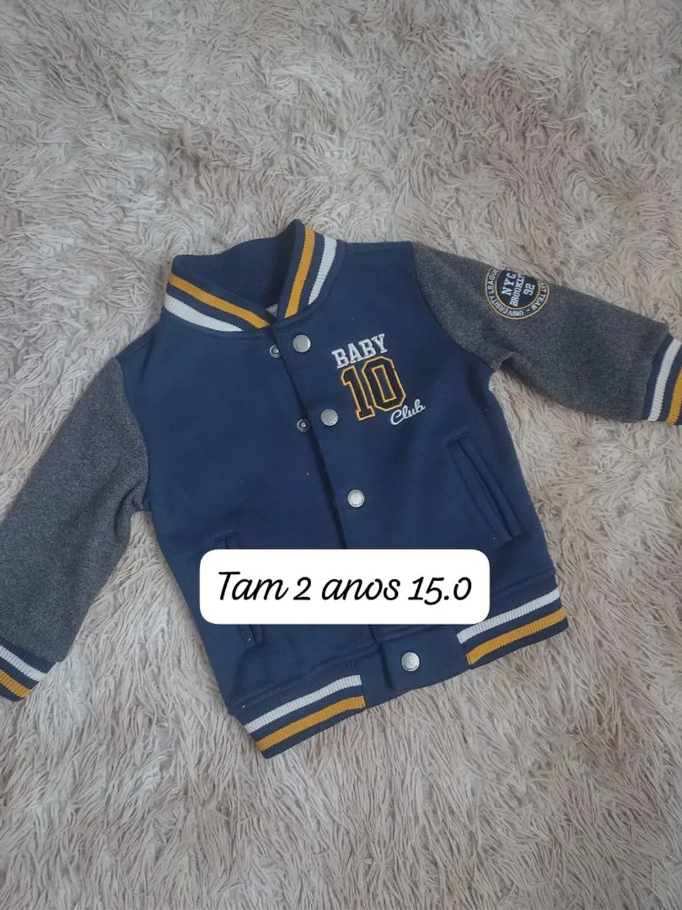 Jaqueta Infantil Baby Club - Tam 2 anos