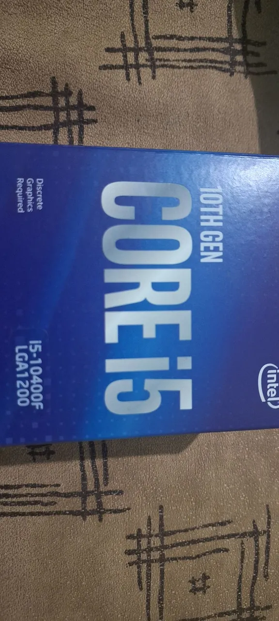 Processador Intel Core i5-10400F 10ª Ger Funcionando Normalmente