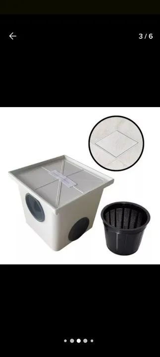 Caixa de gordura invisível cola piso 9 litros - Foto 5
