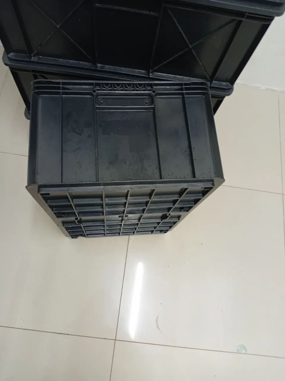 Caixa plástica preta - Foto 3