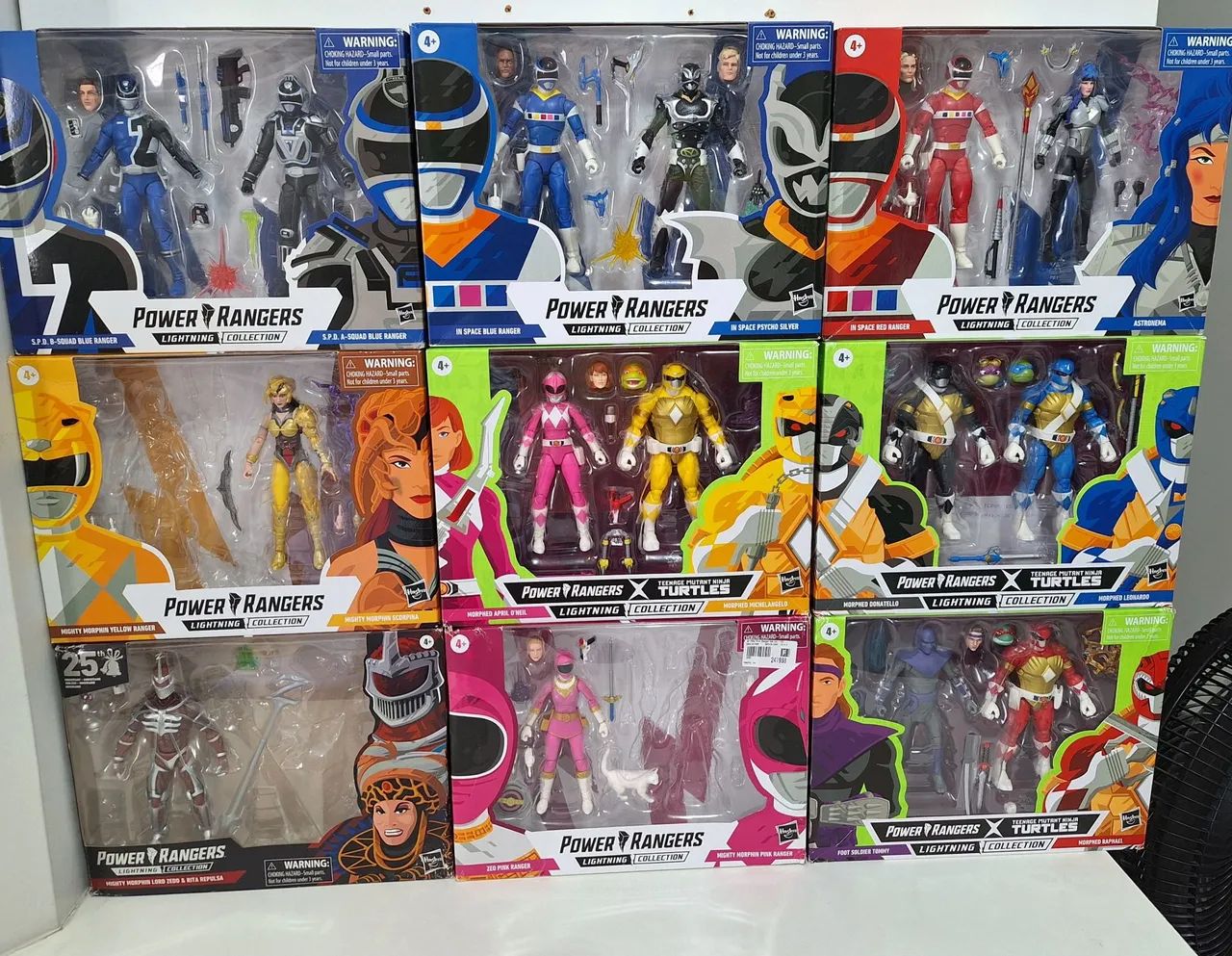 Caixas Power Rangers Lightning Collection - Hobbies e coleções