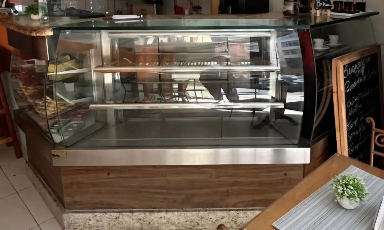 Balcão Expositor de Vidro para Comércio