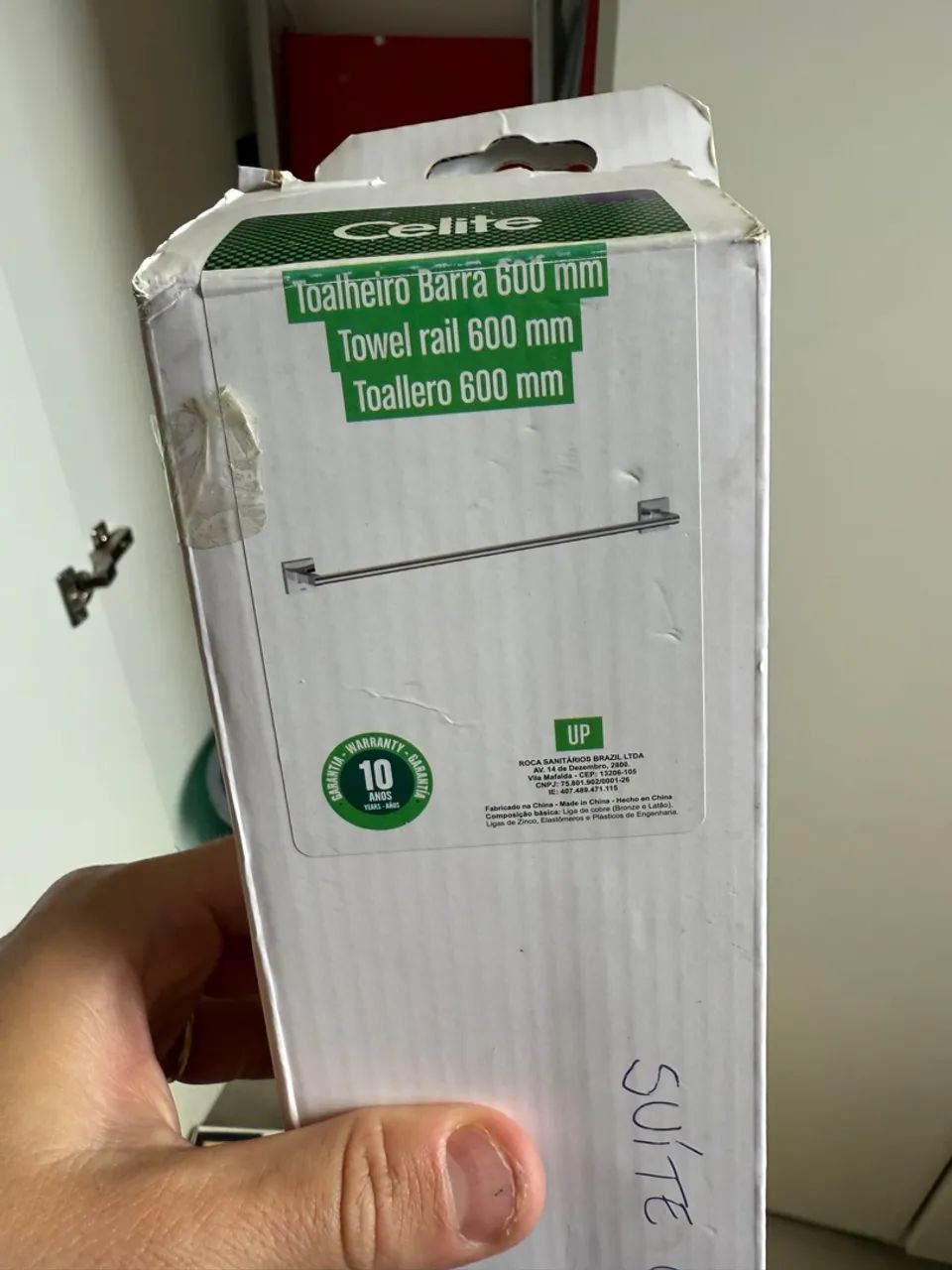 Porta toalha Celite 60 cm