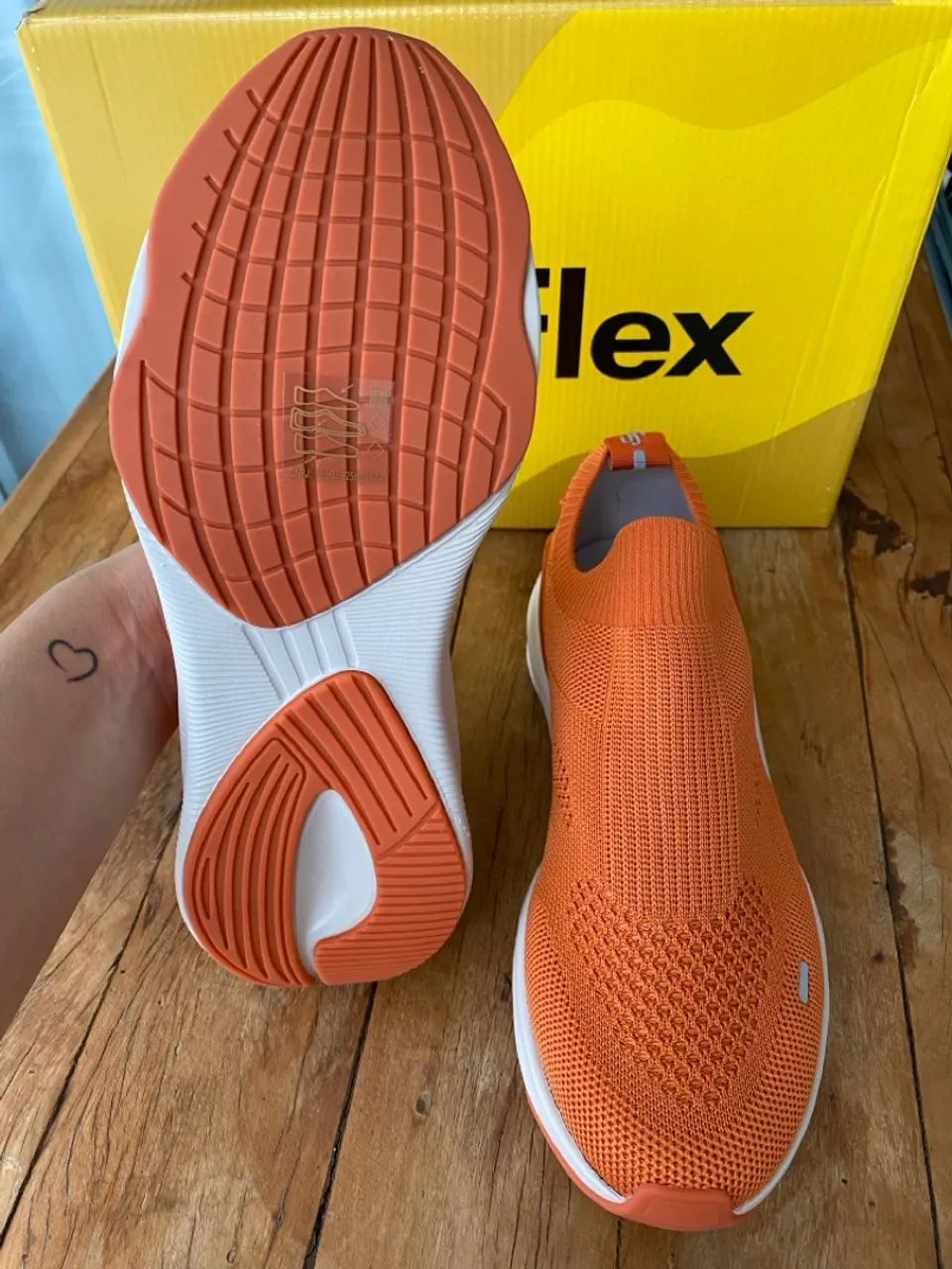 Tênis Usaflex Laranja - Conforto e Estilo - Foto 4