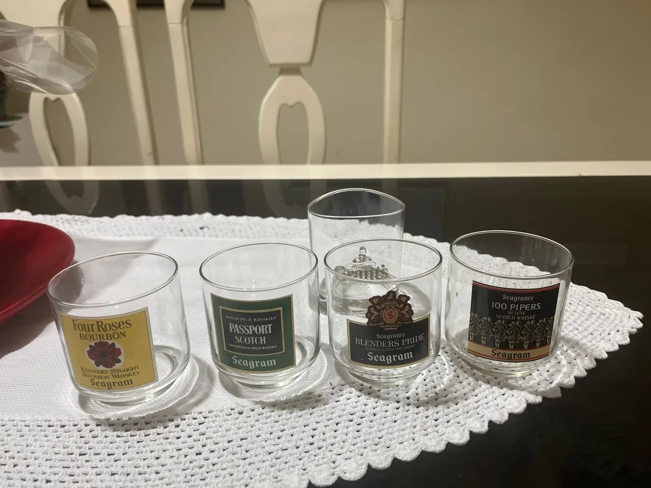 Kit de Copos de Whisky Seagram's
