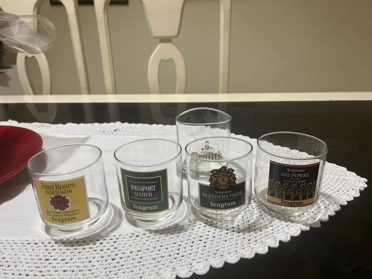 Kit de Copos de Whisky Seagram's