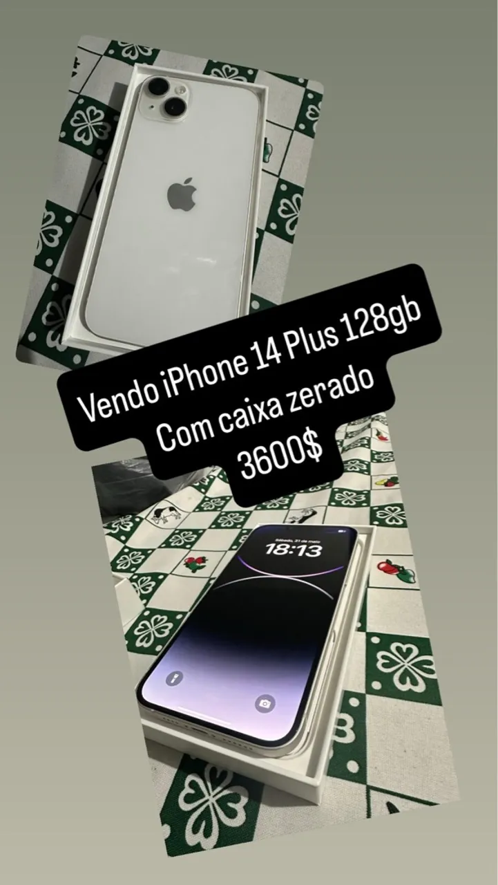 iPhone 14 Plus zerado