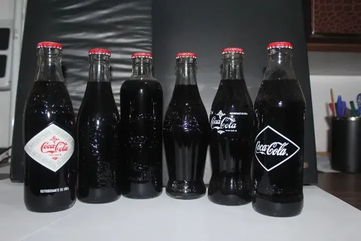 Kit Coca Cola Retro Historico Com 6 Garrafas Cheias- Lacrado - Foto 5