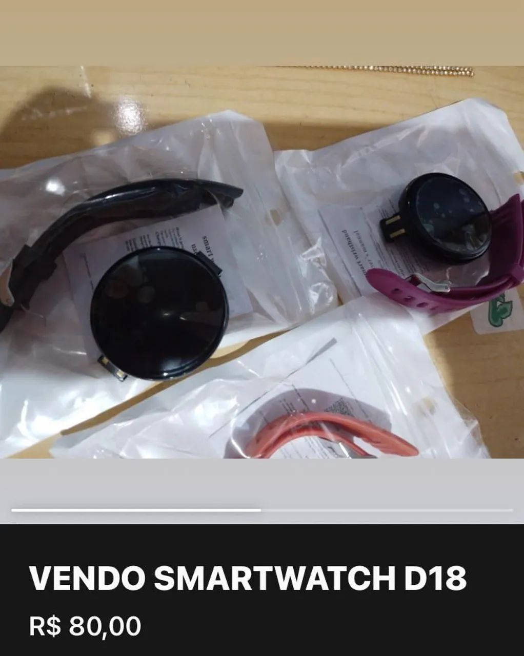 Smartwatch D18 - Diversas Cores