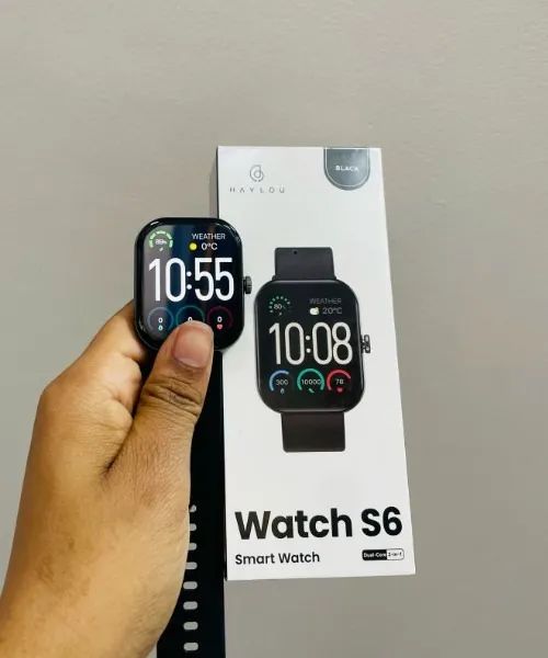 Relógio Haylou S6 | Monitor de saúde + tela 2,01" HD