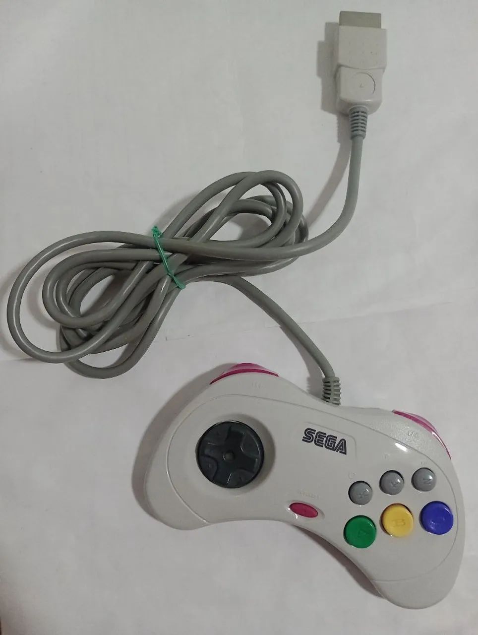 Controle Sega Saturno Original Branquinho - Foto 2