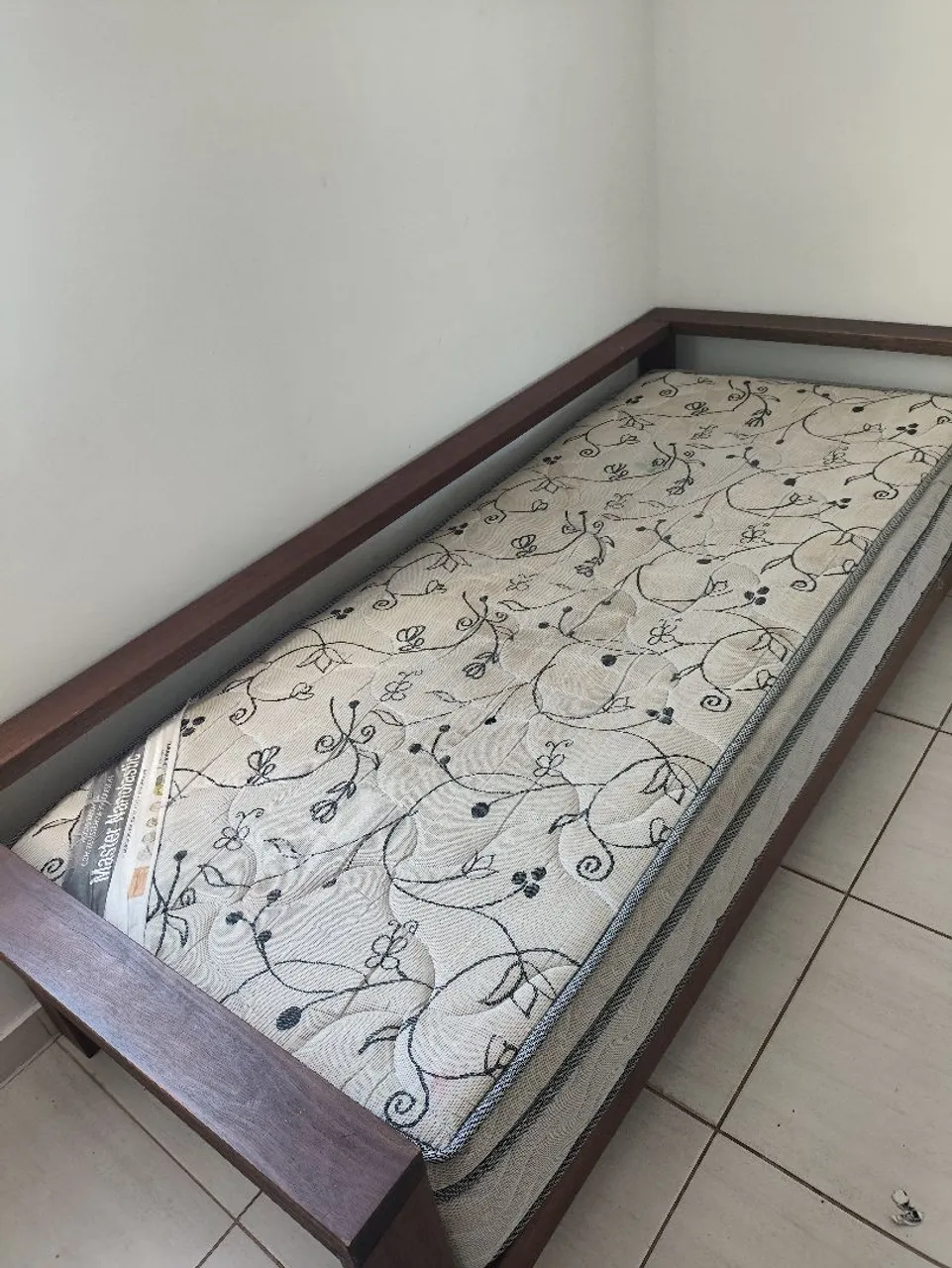 Cama solteiro com colchão completo | Tok stok