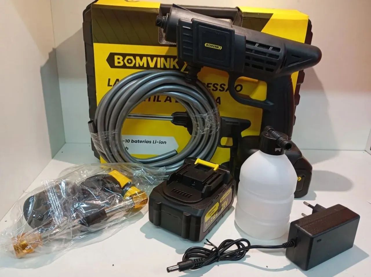 Lavadora de pressão portátil a bateria  - Foto 3