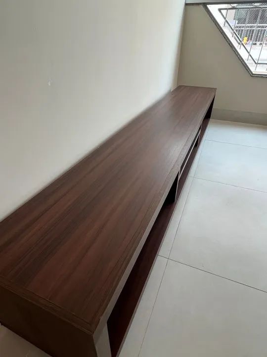 Rack de TV Planejado para painel com rodinhas  - Foto 4