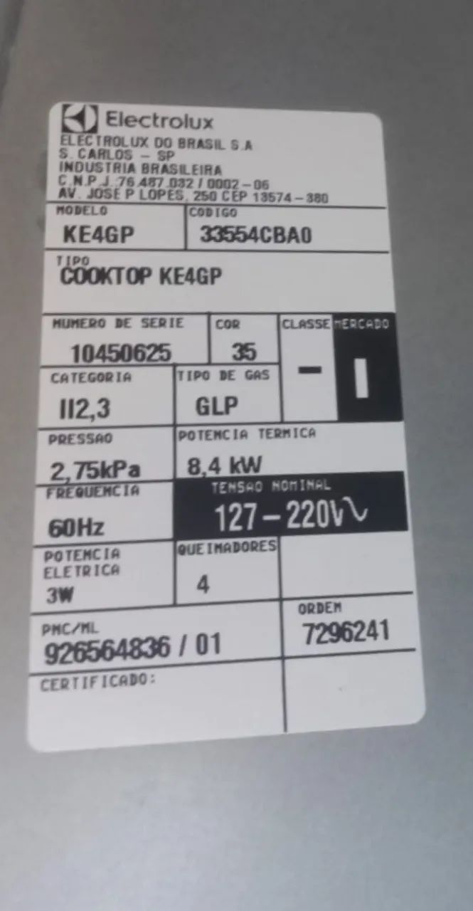Cooktop 4 bocas Electrolux - Foto 3