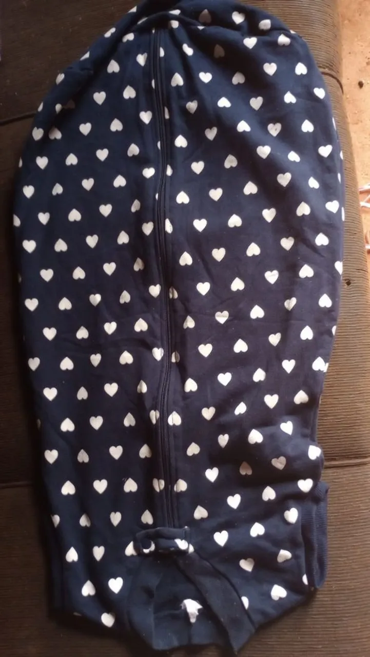 Saco de dormir Estampado com Corações