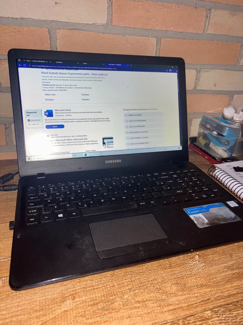 Notebook Samsung Essentials i3 6006U 4GB RAM 1TB HD - Foto 2