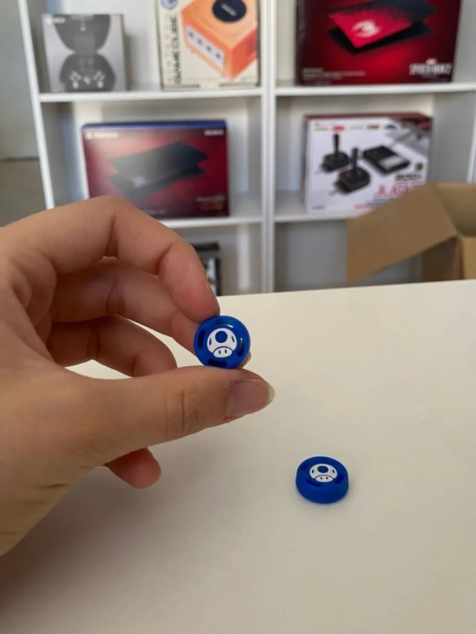 Vendo Par de Grips Azul Semi novo 