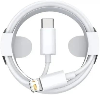 Cabo de carregador de iPhone Fast/Carga Rápida USB C Lightning
