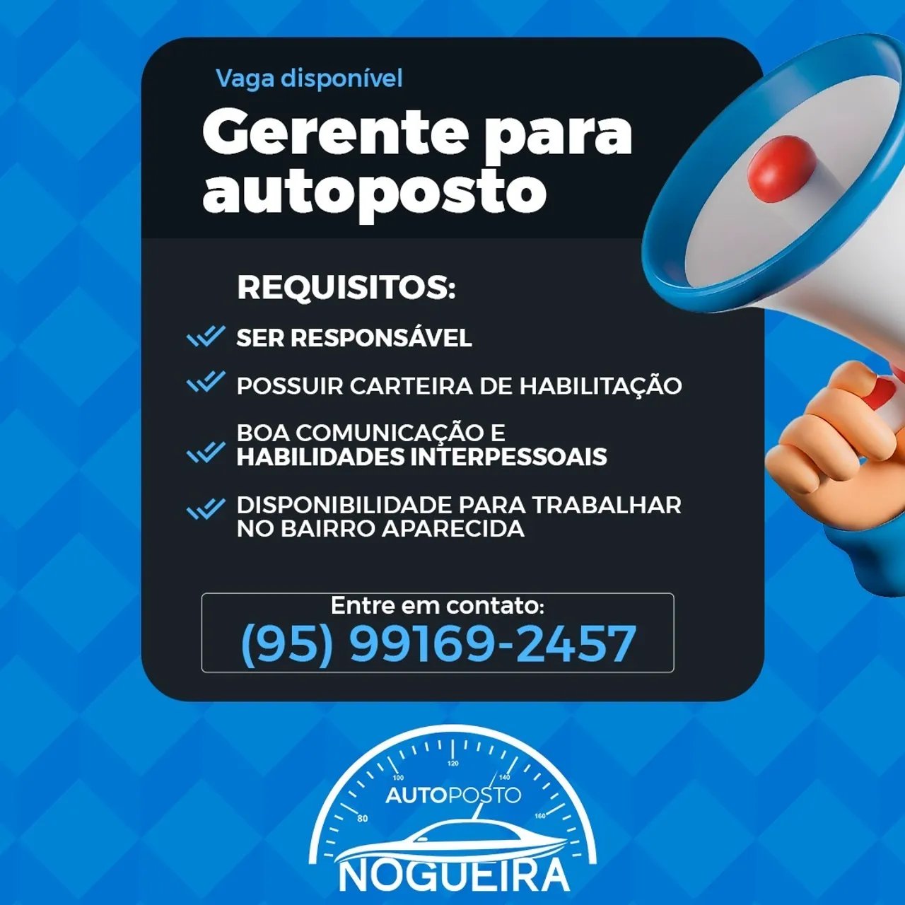 Vaga de gerente