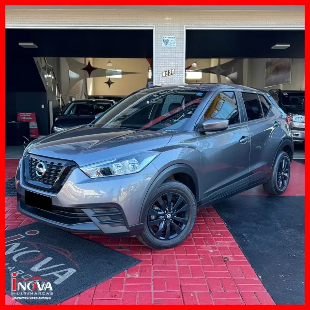 Kicks Active S 1.6 Flex Aut. Completo 2021 C/ Manual e chave copia e baixo KM