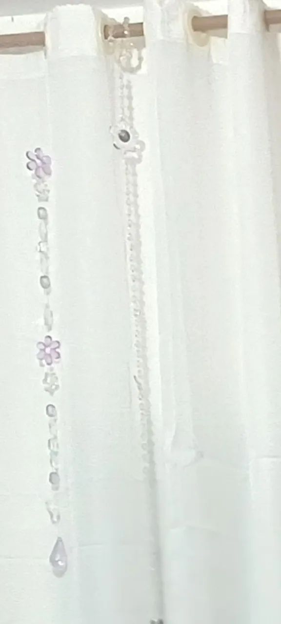 Enfeites decorativos de flores e contas de cristal - Foto 5