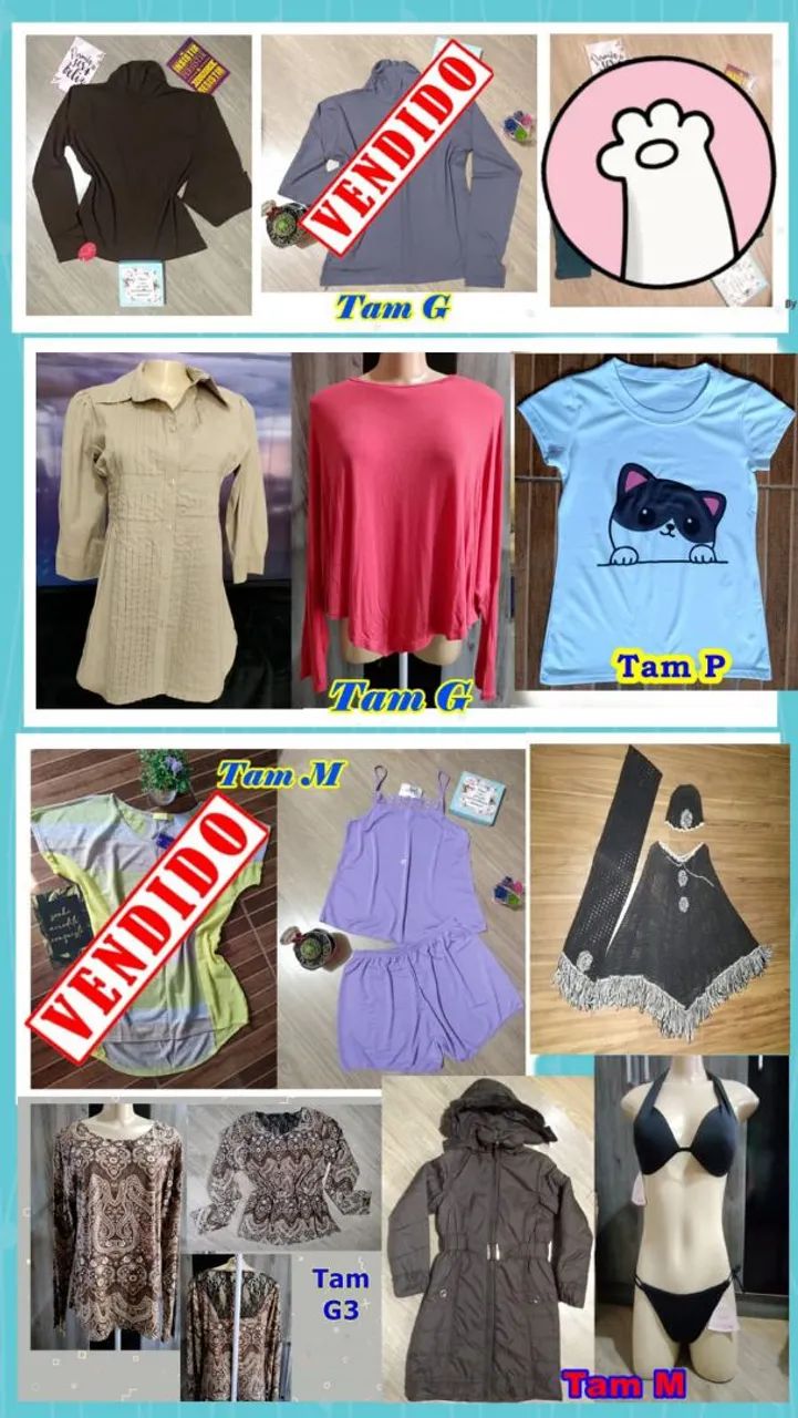 Lote de roupas femininas Novas - Foto 4