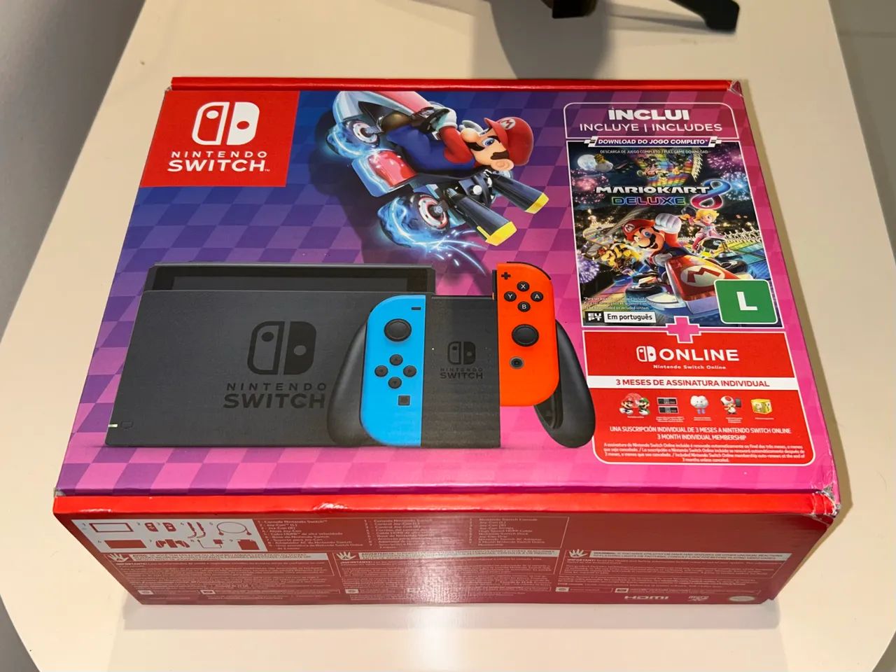 Nintendo Switch novo lacrado + Jogo - Consoles de Vídeo Game