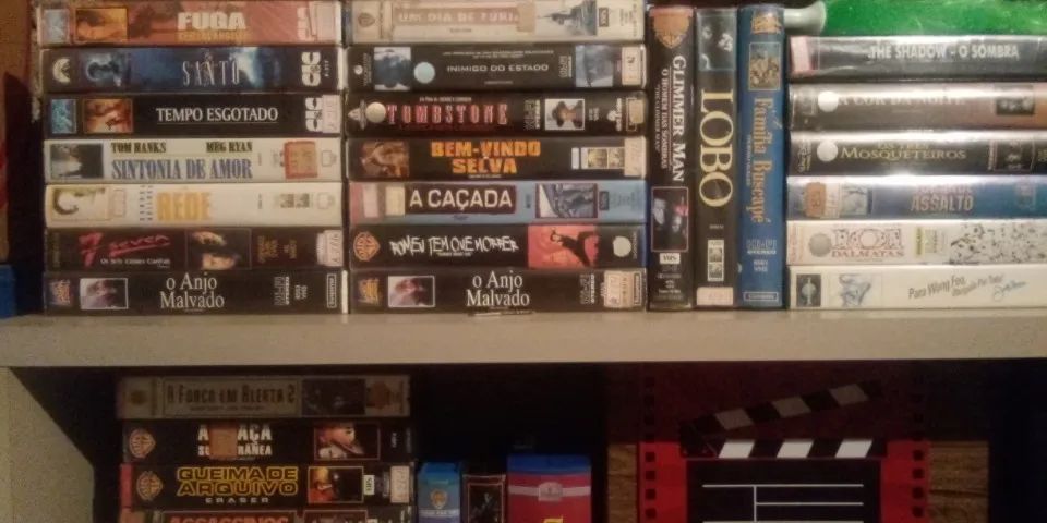 Lote com 56 fitas vhs  - Foto 3