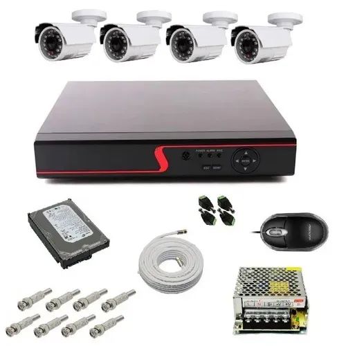 Kit 4 Câmeras De Segurança Residencial Externa - Kit Dvr 4 Ch P2p Retirar em Bh - Foto 2