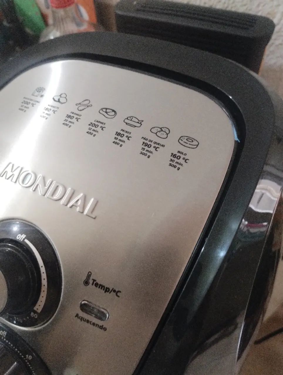 Air Fryer Mondial semi nova pouca usada - Foto 3