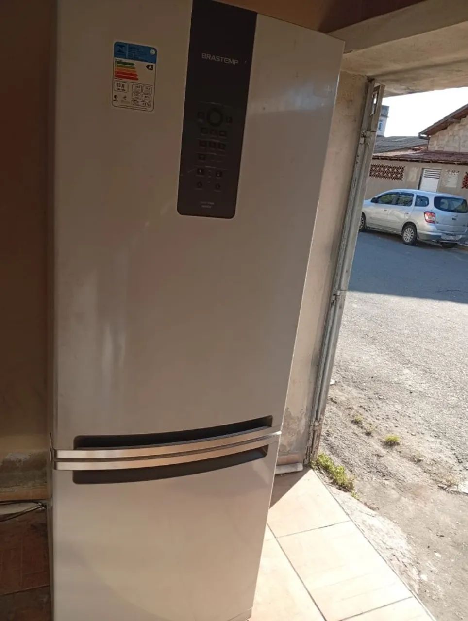 GELADEIRA BRASTEMP FROST FREE INVERSE INOX