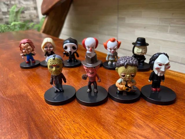 Kit Terror 10 Peças - Vários Personagens  