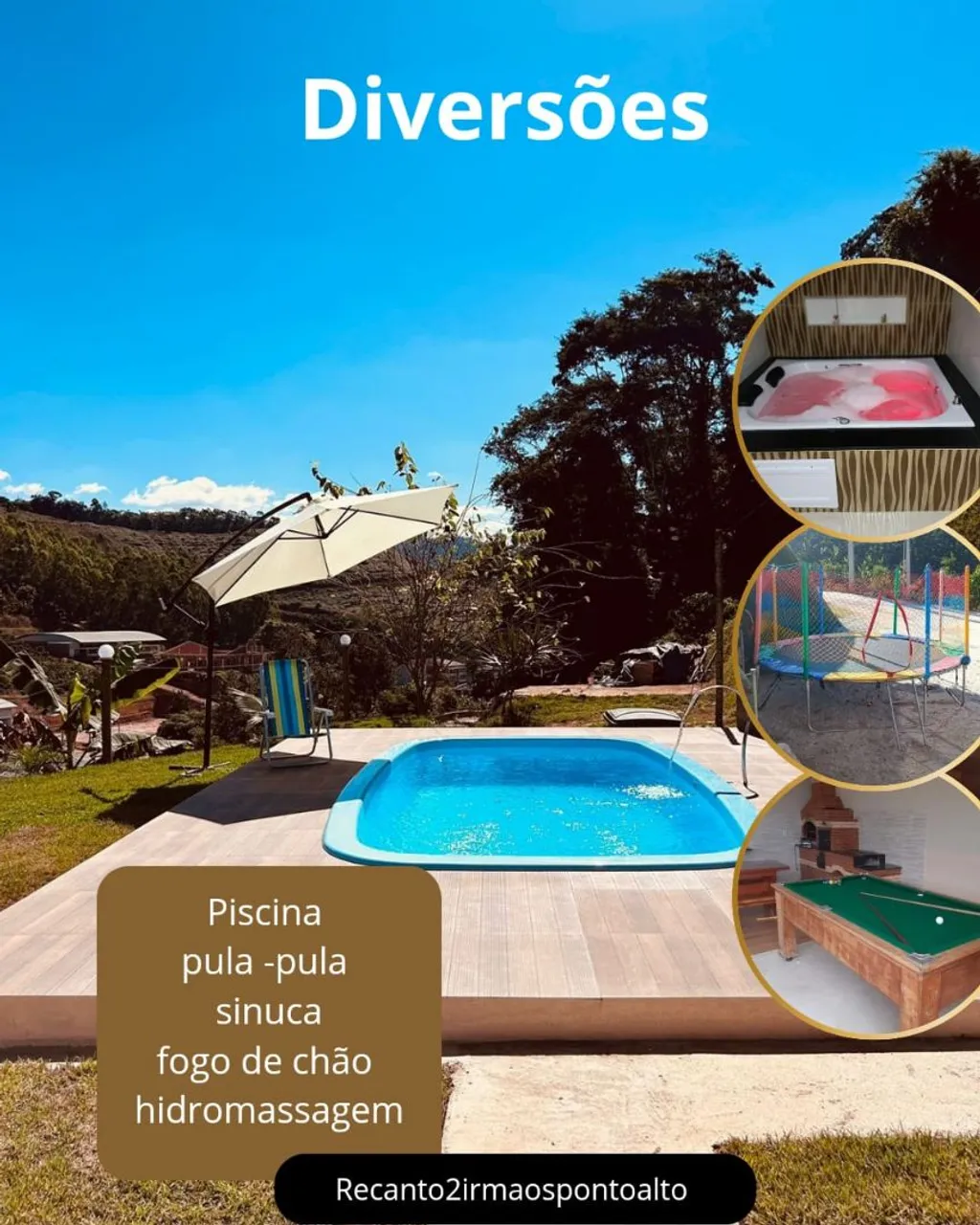 Casa para temporada em Ponto Alto Domingos Martins