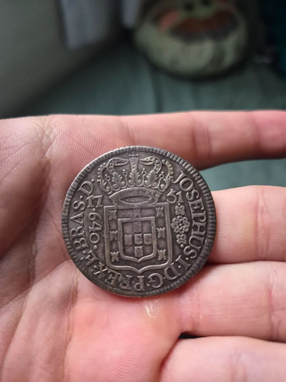 Moeda 640 réis de 1751 (MBC+/SOB)
