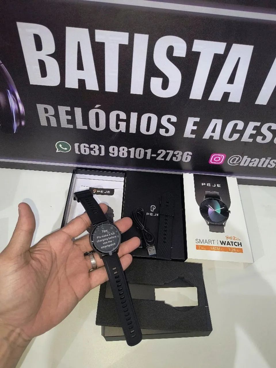 Smartwatch PEJE ZW-02 - NOVO 