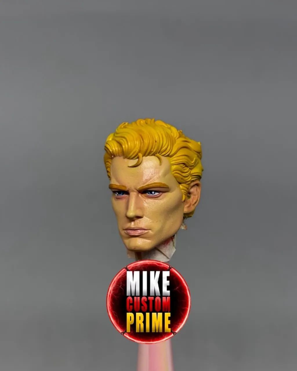 head custom snake eyes padrão 1/12 compatível  GIJOE E MARVEL LEGENDS - Foto 3