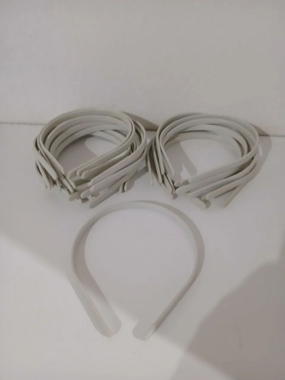 Kit com 21 tiras brancas artesanato 