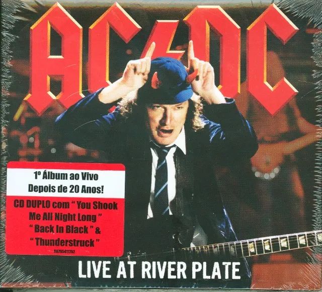 CD AC/DC Live At River Plate Duplo Original Lacrado