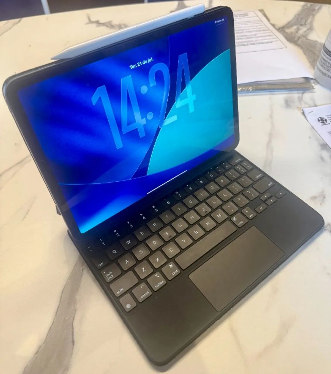 Ipad Pro 11 2ª Geração + Magic Keyboard Original + Pencil Baseus