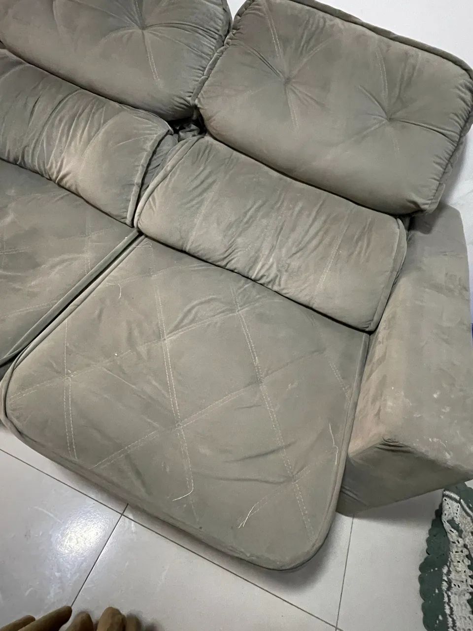SOFÁ retrátil e reclinável 3 lugares  - Foto 4